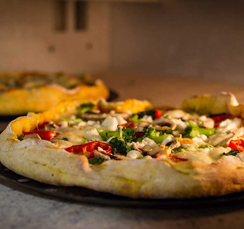 Leckere italienische Pizza